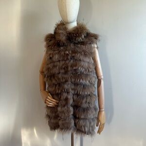 Trilogy Michael McCollom Raccoon and Rabbit Fur Vest